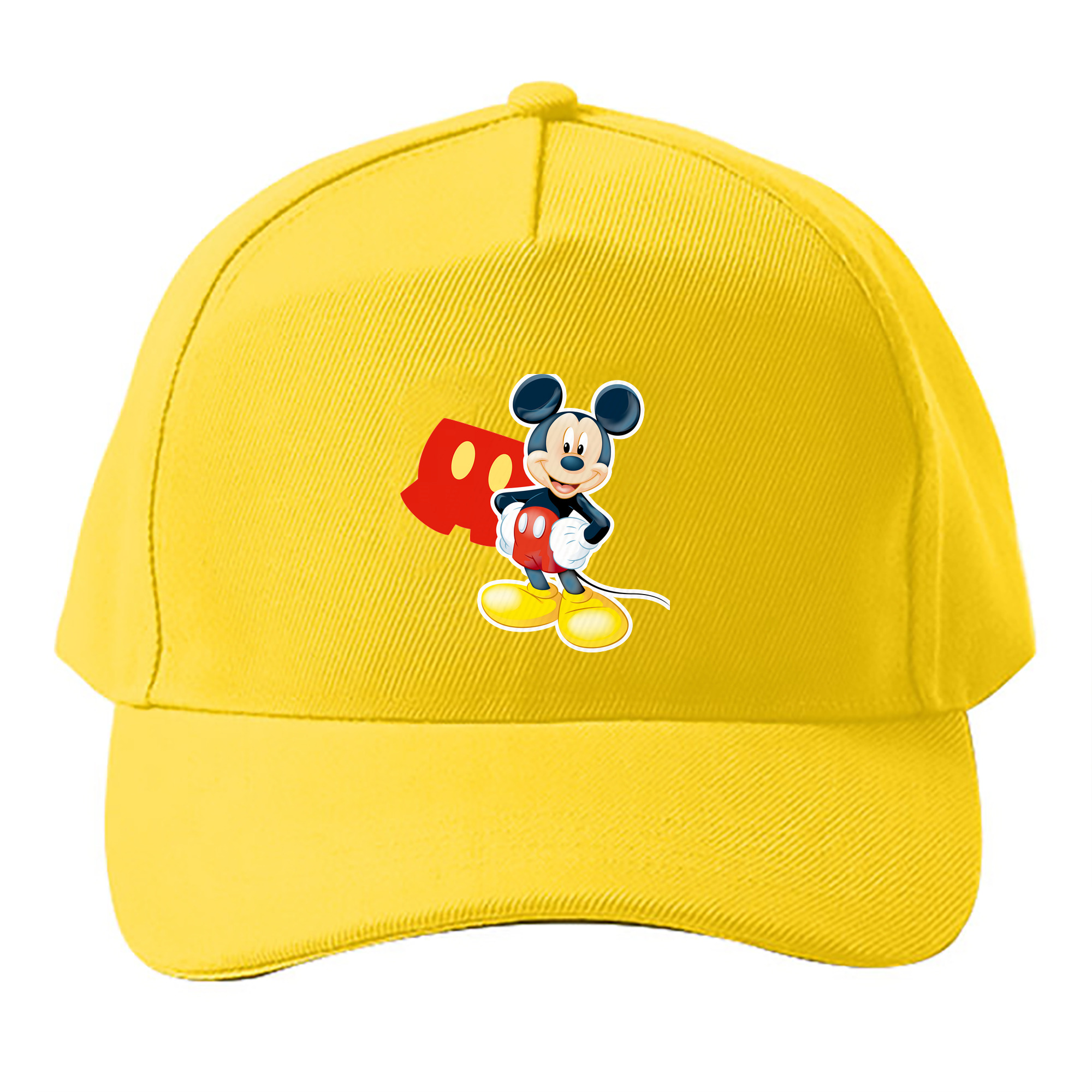 （画像用） ミッキーマウス Mickey Mouse ベースボールキャップ 綿100％ 男女兼用 帽子 スポーツ